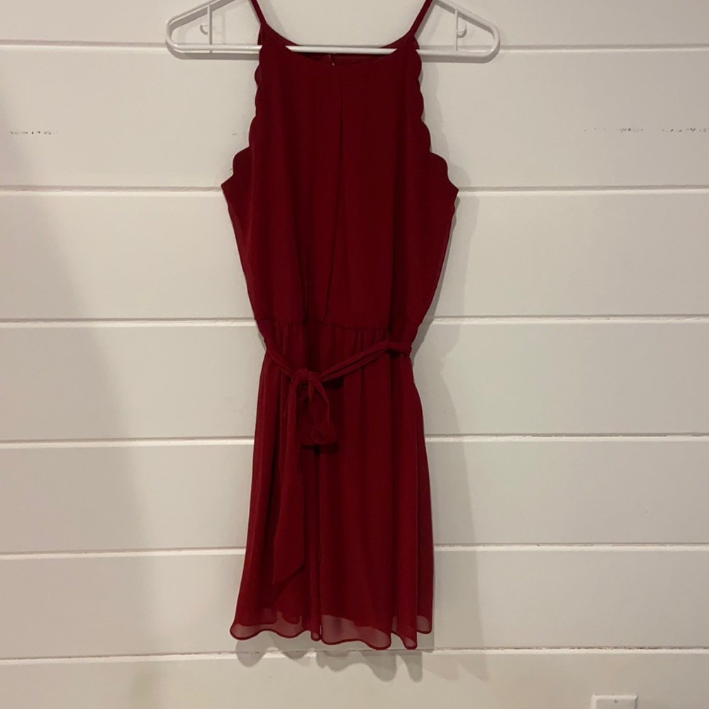 Deep Red Dress